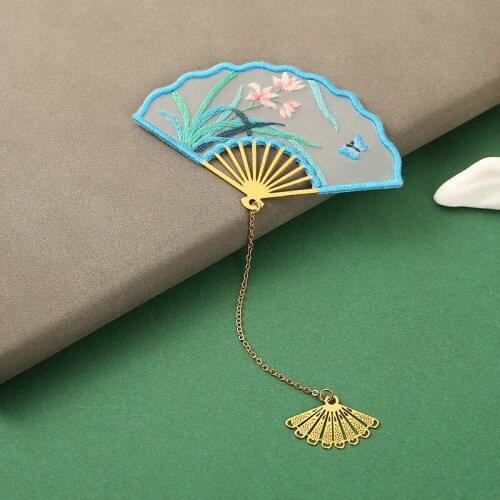 Embroidery diy handmade self-embroidered production material package gift antique decoration metal classical Chinese style