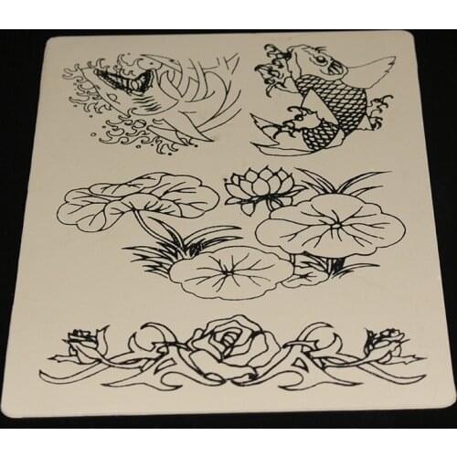 YILONG Hot Sell 5pcs/Lot Blank Tattoo Practice Skin Needle Machine Accessories Supply Free Shipping