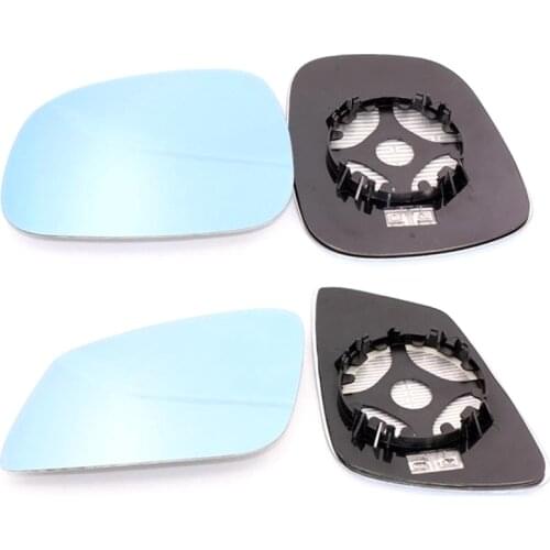 Wide View Auto Dimming Rear View Mirror Glass Blue Mirror with Heater LED Turn Indicator for BMW 116 118 X1 X3 1 2 3 4 5 7