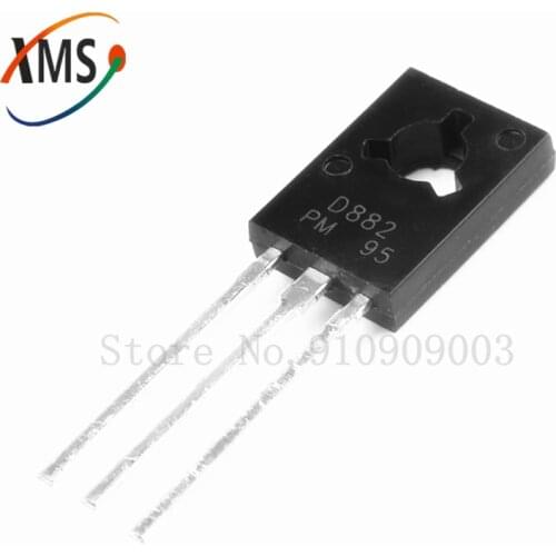 100PCS 2SD882 TO-126 D882 TO126 IC new and original