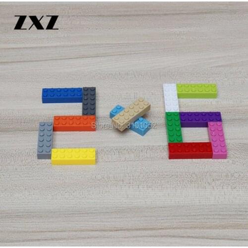 20PCS Educational Kids DIY Building Block Bricks 44237 Brick 2 x 6 Dots Thick Creative Toys for Children Kids Birthday Gifts