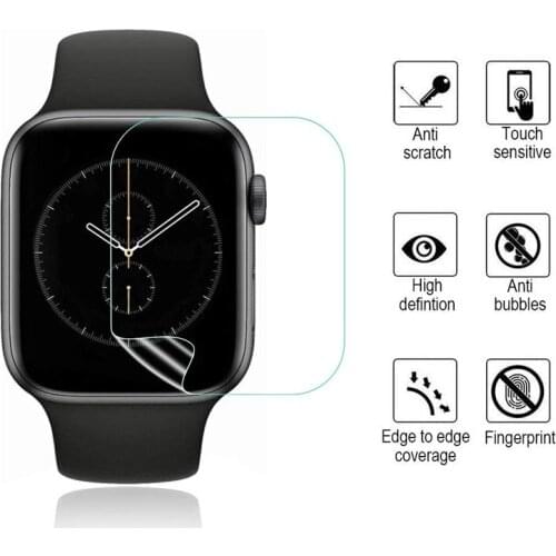 20pcs For Apple watch 40mm/44mm 38mm/42mm 3D Soft hydrogel Film Full Cover Screen Protector for iwatch 6/5/4/3/2/1