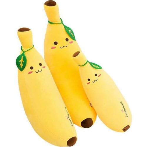 50/70/80cm Lovely Cartoon Banana Stuffed Plush Doll Children Toy Sofa Pillow Cushion Home Decor Birthday Gift