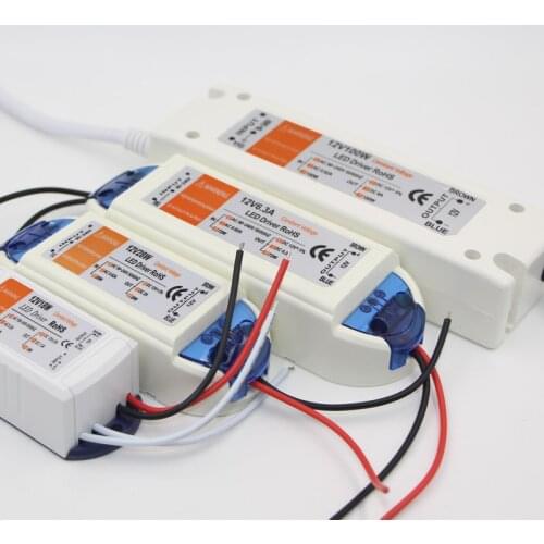 AC DC power Adapter 12V to 110V 220V 18W 28W 72W 100W Converter Charger Switching Power Supply Charger For LED Strips Light