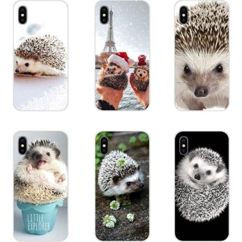 For HTC One U11 U12 X9 M7 M8 A9 M9 M10 E9 Plus Desire 630 530 626 628 816 820 830 Hedgehog Cute in Teacup Animal Art Design Case