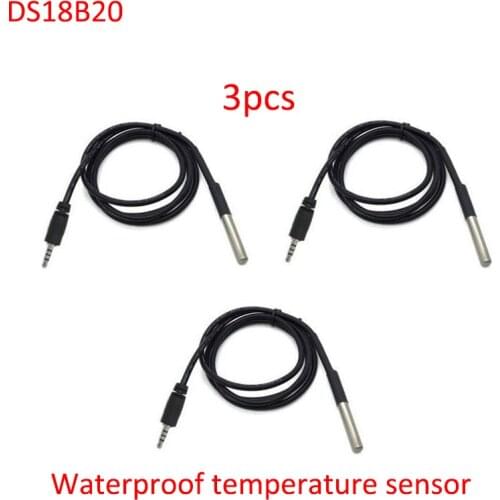 Temperature Sensor DS18b20 Stainless Steel Package Waterproof DS18b20 Temperature Probe for arduino DIY KIT