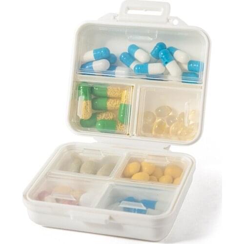 Weekly Pill Case Home Outdoor Travel Convenient Drugs Vitamin Storage Dispenser Box 7 Compartments Tablet Medicine Case
