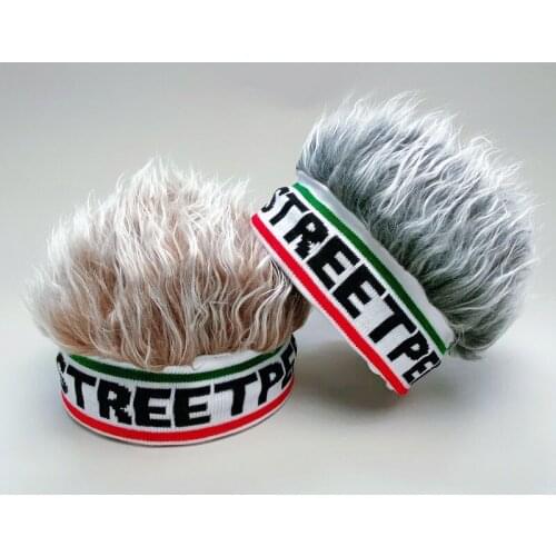 2020 Autumn and Winter Elastic wig Headdress hip Hop Beanie knit Hat Shopping Unisex Casual Pumpkin Portable Melon Seed Hat