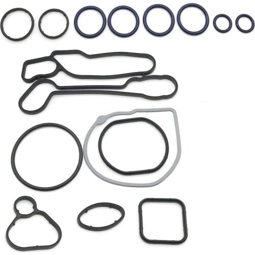 Engine Oil Cooler Repair Kits Gaskets for Cruze Opel Orlando Astra 93186324 55353322 55353320 55355603 15-5151
