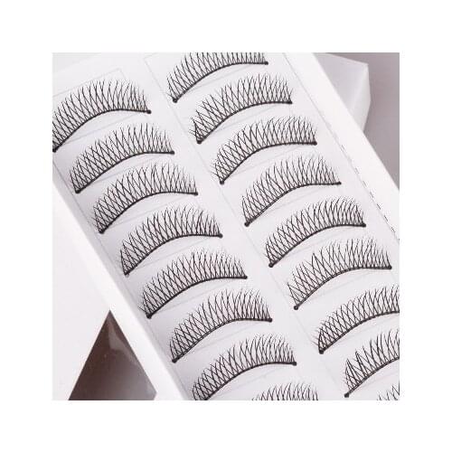 Wholesale Crisscross DIY False eyelashes handmade Lashes fashion lady balck eyelash artificial eyewinker as Makeup product