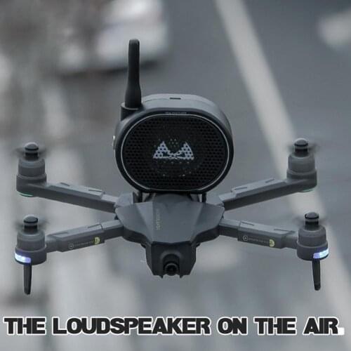 Rechargeable Speaker Megaphone with Remote Control for Drone Aerial Broadcasting RC Airplanes Remote Control Toys