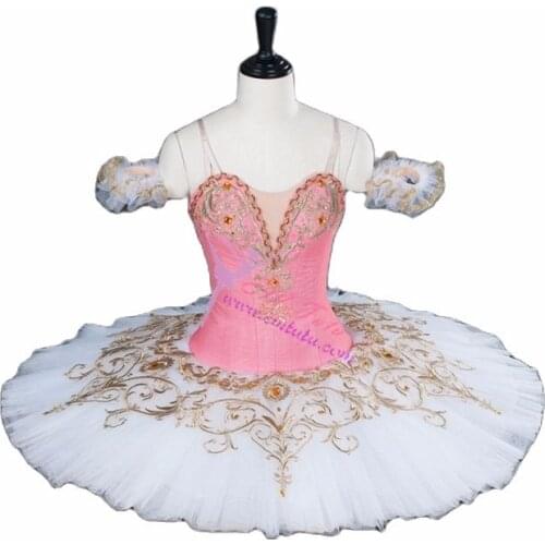 Adult Professional Ballet Tutu Pink White Women Nutcracker Performance Tutu Platter Pancake Classical Ballet Costumes