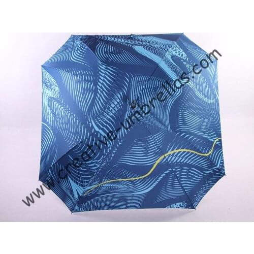 Straight aluminum square umbrellas.14mm blue aluminum shaft and fiberglass ribs,auto open,full printed windproof,honeycomb