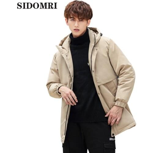 Couples down jacket man and women thickening Winter new Canadian trend white duck down mens parker cargo couple