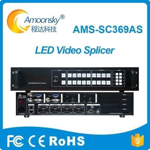 Sdi Video Processor SC369AS Multi-windows 8k HD Led Video Splicer 4 Layer Any Roaming for led display advertising outdoor led
