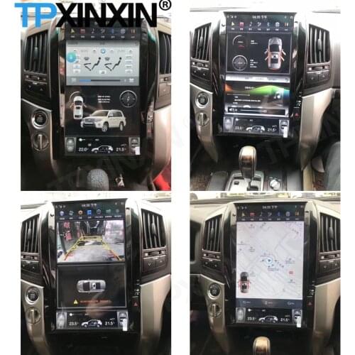 16" Tesla Screen Android 9 Radio Stereo Receiver For Toyota Land Cruiser 200 LC200 2008 2009 2010 2011 2012 2013 2014 2015 Unit