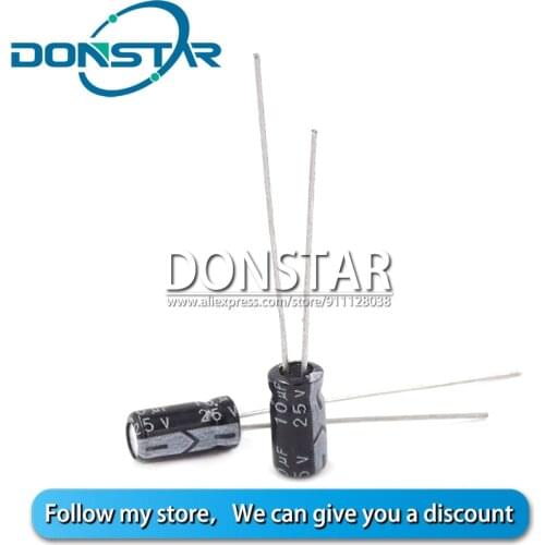 20PCS 25V 10UF Aluminium Electrolytic Capacitor 10UF 25V 4*7MM Electrolytic Capacitor