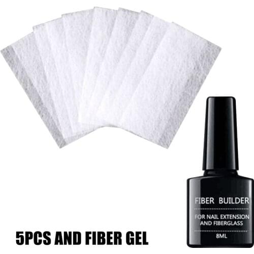 8ml Nail Extension Gel Set Acrylic Fiberglass Nails Art Kit UV Gel Nail Polish Poly Extension Nail Gel Kits Manicure Tools