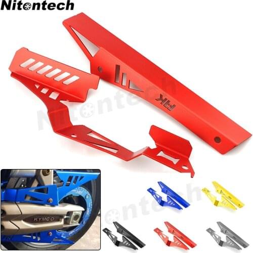 For Kymco AK550 2017 2018 Motorcycle CNC Aluminum Chain Cover Guard Protector Accessories Blue Red Black Gold Titanium