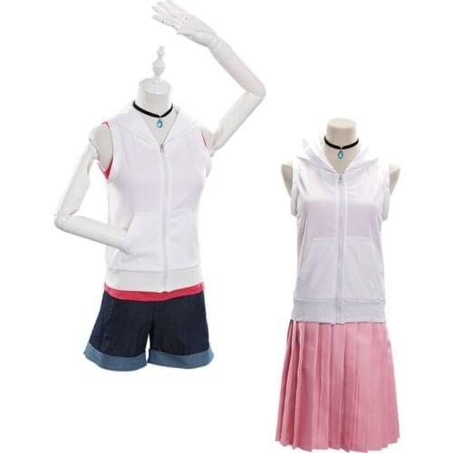 Brdwn Tenkinoko Weathering With You Womens Amano Hina Cosplay Costume School Uniform Sailor Suit Sunny Doll