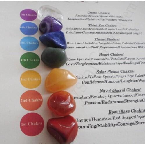 CHAKRA HEALING CRYSTALS - 7 HEALING CRYSTALS - REIKI HEALING, MEDITATION