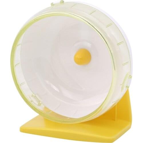 Pet Hamster Running Disc Toy Silent Rotatory Jogging Wheel Pet Sports Wheel Toys 4 Colors New Wheel Toys Cage Accessories