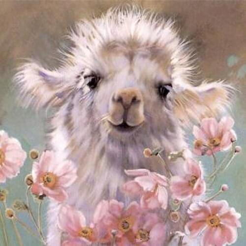 GATYZTORY 60×75cm Frame DIY Painting By Numbers Animal little sheep Canvas Drawing Handpainted Kits Acrylic Paints Unique Gift