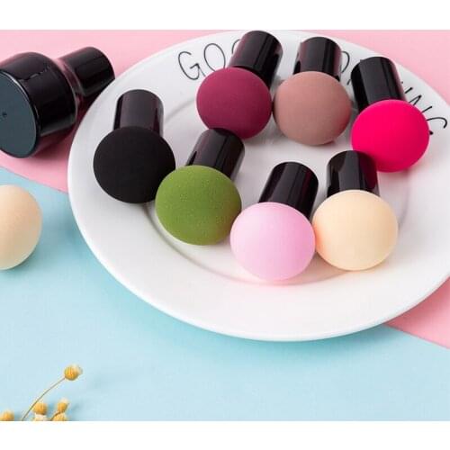Mushroom Shape Makeup Sponge Blender Facial Foundation Makeup Sponge Puff Soft Makeup Tool Cosmetic Puff for Liqiud Foundation