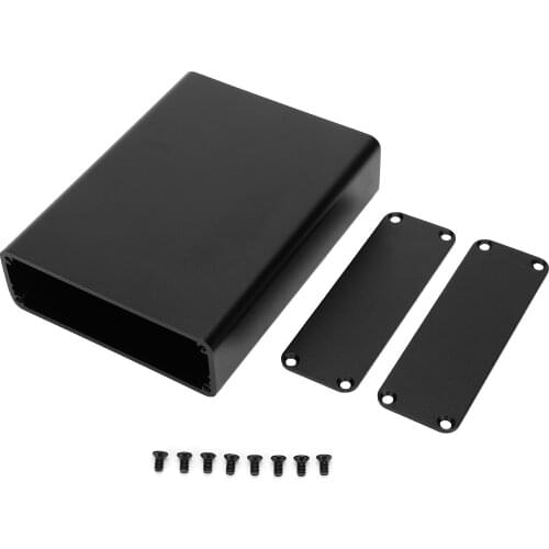 Aluminum Alloy Project Box Circuit Board Enclosure Case Industrial Supplies DIY Housing Instrument Storage Case 28 x 84 x 110mm