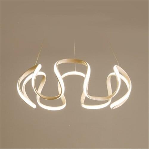 Postmodern Curve Style Living Room Lamp Dining Room Light Bedroom Lamp LED Light Free Shipping