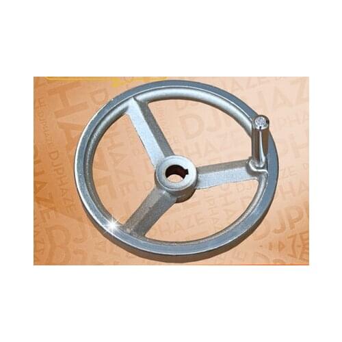 Cast iron handwheel chrome plating handwheel woodworking machinery keyway handwheel handle handwheel