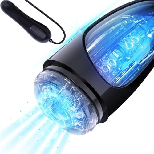 Male Masturbator Cup Sex Toy For Men Sex Product Adult Products Strong Suck Oral Sex Machine Electric Blowjob Cup Penis Vibrator