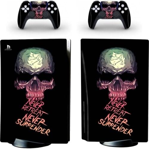 Skull PS5 Skin Sticker for Playstation 5 Console & 2 Controllers Decal Vinyl Protective Skins Style 4