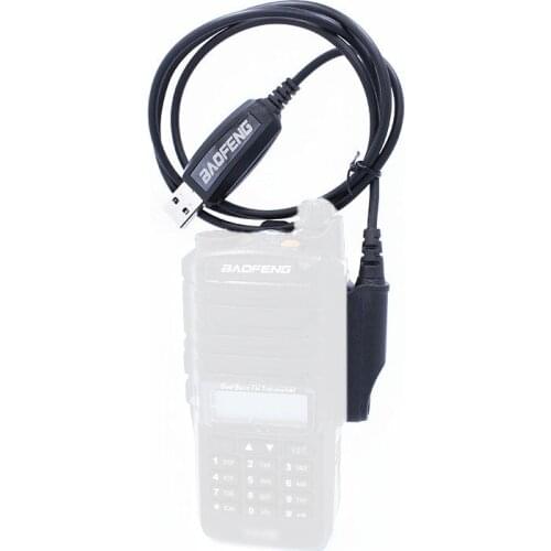 New Original Baofeng Waterproof USB Programming Data Cable+CD Software for Baofeng UV-5S UV-9R GT-3WP A-58 BF-9700 Walkie Talkie