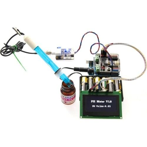Official iSmaring New AVR Open Source PH Sensor Simulation PH Meter Shield Adapter for Arduino UNO R3 Development Starter Kit