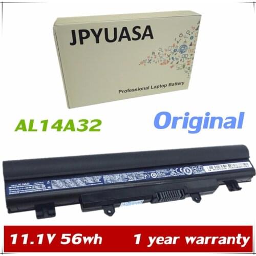 7XINbox 11.1V 56wh AL14A32 Original Laptop Battery For Acer Aspire E1-571G E5-411 E5-421G E5-471G E5-511P E5-531 31CR17/65-2
