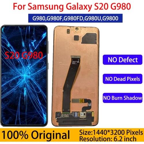 6.4'' Original AMOLED S10 PLUS display touch screen with defect repair For Samsung Galaxy S10+ S10PLUS G975F G975U lcd No Frame