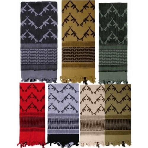 Tactical Arab Desert Keffiyeh Scarf Military Veil Cover ThickScarf Special Forces Hunting Camping Headscarf