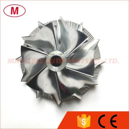 TD05H 16G 46.48/60.00mm 6+6 blades Forward Turbocharger Turbo Billet Compressor wheel/Aluminum 2618/Milling compressor wheel