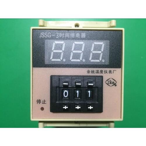 Gongbao Yuyao Temperature Instrument Factory JSSG-3 Time Relay 1-99.9S 999M-AC220v 99.9S/AC220V 9.99s/DC24v