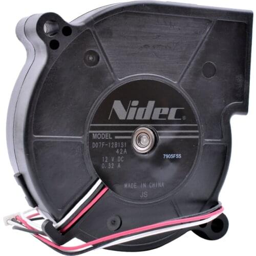 COOLING REVOLUTION D07F-12B1S1 A42 7520 75x73x20mm DC 12V 0.32A Original projector cooling fan Centrifugal turbine blower