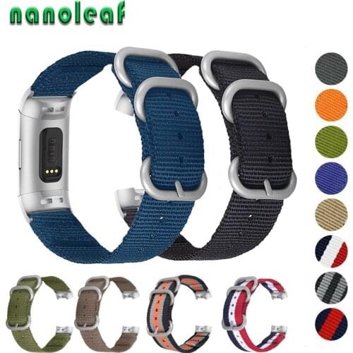 High Quality Watch Strap For Fitbit Charge 4 Bracelet Sport Watch Bands Nylon Wristband For Fitbit Charge 3/3 SE Accessories