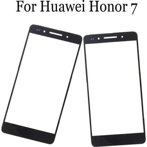 Replacement Parts For Huawei Honor 7 Touch Screen Outer LCD Front Panel Screen Glass Lens Cover HuaweiHonor7 Without Flex Cable