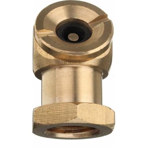 1pc 1/4 NPT Car Chuck Ball Tire Lock-on Copper Tyre Inflator Valve Connector New