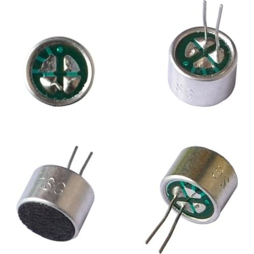 10PCS/LOT 4.5 * 2.2mm condenser electret microphone pickup 52DB