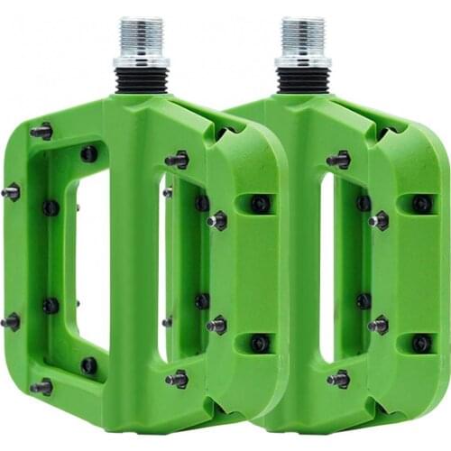 2Pcs Bicycle Anti-slip Ultralight CNC Mountain Bike Sealed Bearing Flat Pedals Sealed Bearing Flat Pedals