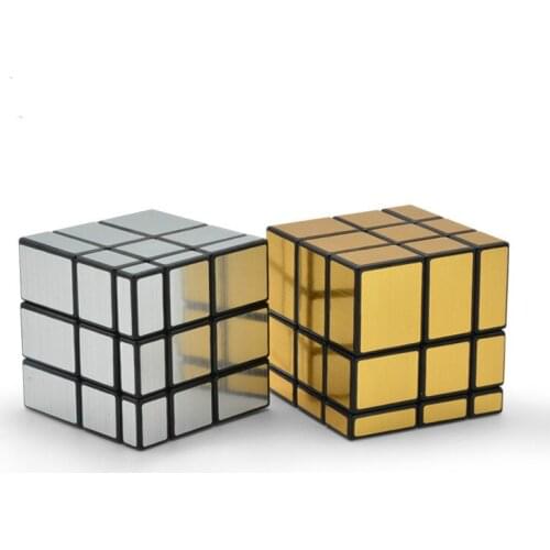3x3x3 57mm Wire Drawing Style Cast Coated Magic Cube Challenge Gifts Puzzle Mirror Cubes Educational Toy Special Toys