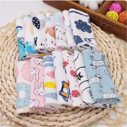 5Pcs Cotton Newborn Baby Bathing Towels Saliva Towel Nursing Towel Baby Boys Girls Washcloth Handkerchief