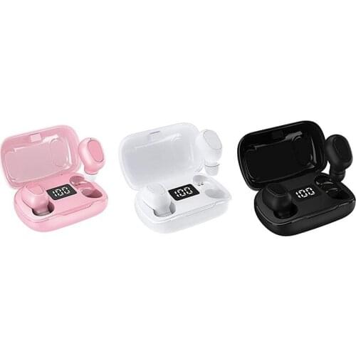 Bluetooth 5.0 Earphone Wireless LED Display TWS Stereo Sport Waterproof Stereo Earbuds Headset Headphone