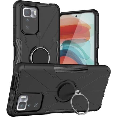 Armor PC Cover For Xiaomi Poco X3 GT Case Poco X3 F3 M3 Pro 5G Note 10 Pro Cover Shockproof TPU Protective Bumper Poco X3 F3 GT